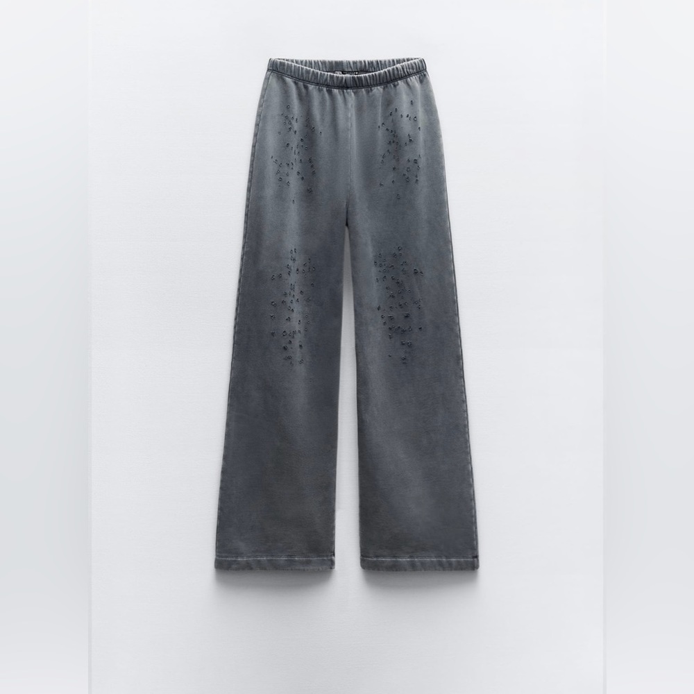 Zara - M - Ripped Sweatpants